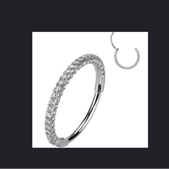 Elegant Silver Nose Ring
